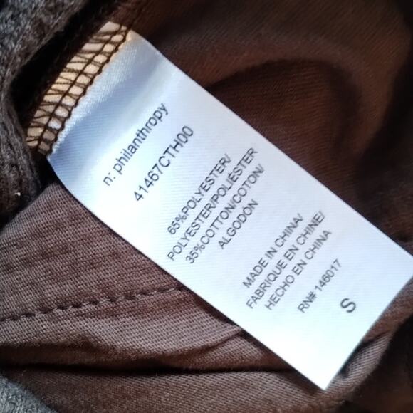 Revolve n:Philanthropy NEW Waffle Weave Pocketed Chocolate Zayden Jogger Pant S - Picture 6 of 16